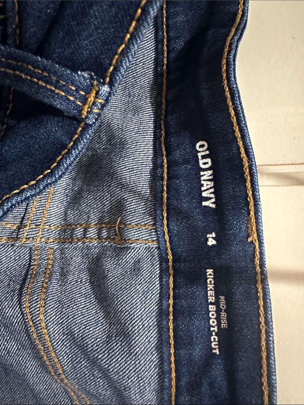 Old Navy Women’s Dark Blue Kicker Bootcut Jeans
